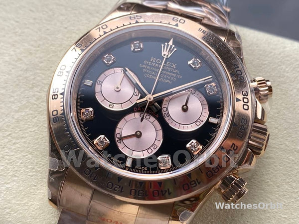 Mens Rolex Daytona-126505, Black Replica Watch Image
