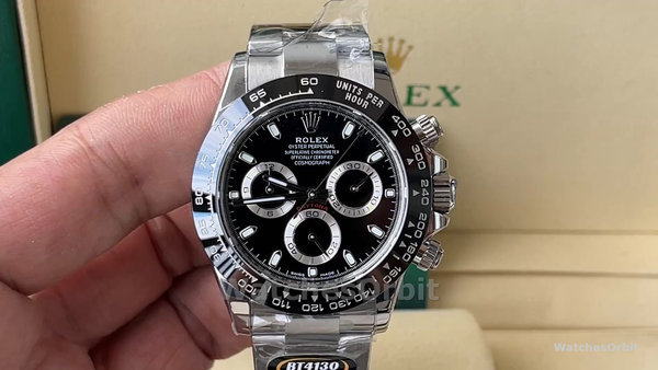 Men's Rolex Cosmograph Daytona 40mm Men's-116500LN-Ceramic Bezel-Black Dial Black