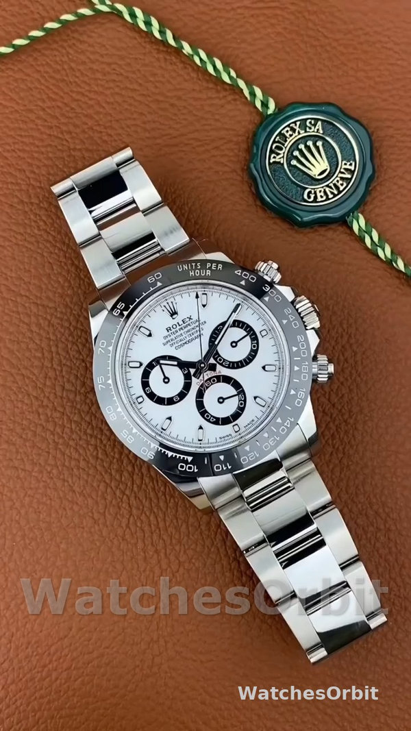 Replica Rolex Cosmograph Daytona 116500LN Edelstahl Weißes Zifferblatt 40mm Herren Replica Uhr