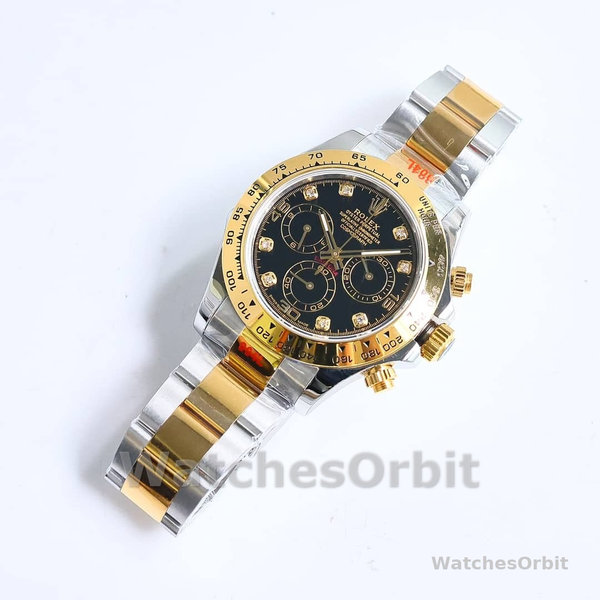 Rolex Cosmograph Daytona 116503 Black Diamond Dial 40MM Mens Replica Watch