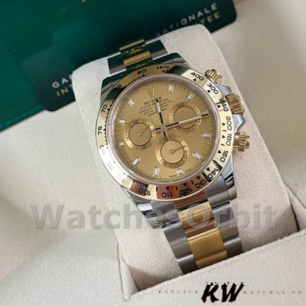 Mens Rolex Cosmograph Daytona-116503, 40mm, Champagne Index Dial, Men’s Champagne Replica Watch Image