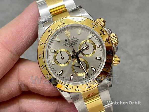 Replica Rolex Cosmograph Daytona-116503, 40 mm, quadrante indicizzato rodio, Uomo Rodio