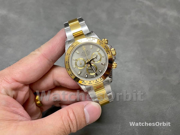 Replica Rolex Cosmograph Daytona-116503, 40 mm, quadrante indicizzato rodio, Uomo Rodio