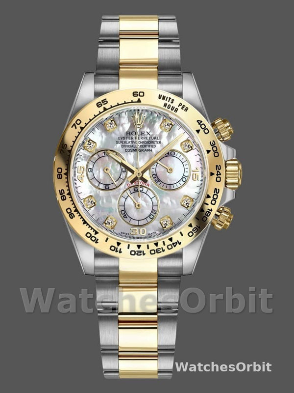 Rolex Cosmograph Daytona 116503 White Mother Of Pearl Dial 40MM Mens Replica Watch