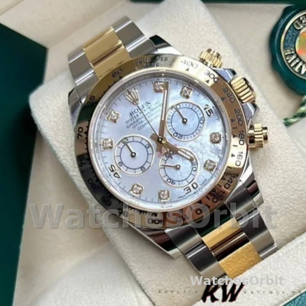 Rolex Cosmograph Daytona 116503 White Mother Of Pearl Dial 40MM Mens Replica Watch