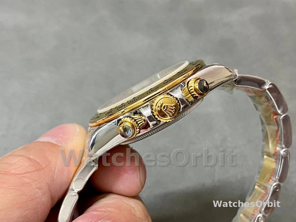Mens Rolex Cosmograph Daytona-116503, 40mm, Yellow Gold, Champagne Diamond Dial, Men’s Champagne Replica Watch Image
