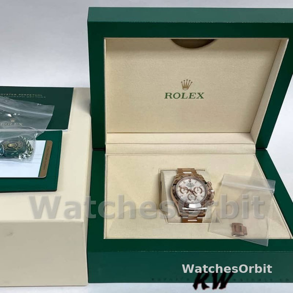 Rolex Cosmograph Daytona 116505 Oyster Bracelet Rose Ivory Dial 40mm Herren Replica Watch
