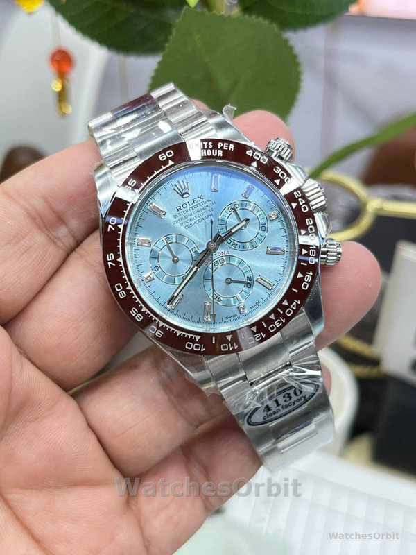 Rolex Cosmograph Daytona 116506 Ice Blue Dial Platinum 40MM Mens Replica Watch