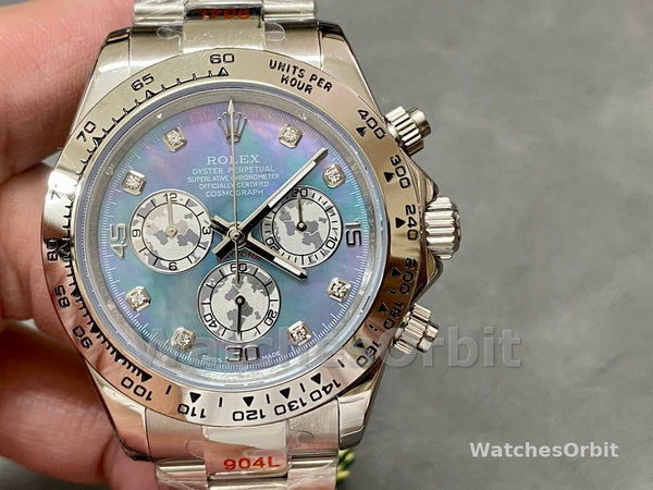 Rolex Cosmograph Daytona 116509 Diamond Markings 40MM Mens Replica Watch