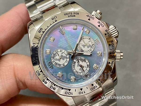 Rolex Cosmograph Daytona 116509 Diamond Markings 40MM Mens Replica Watch