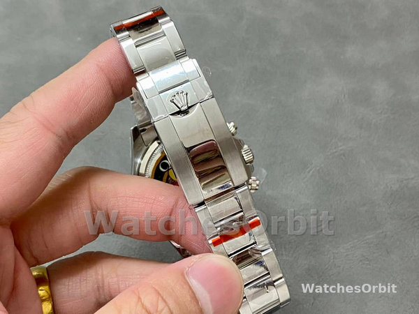 Mens Rolex Cosmograph Daytona-116509, 40mm, Silver Index Dial, Men’s Silver Replica Watch Image