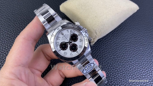 Men's Rolex Cosmograph Daytona-116509, 40mm, White Gold, White Arabic Dial, Men’s White