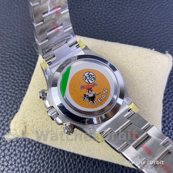 Replica Heren Rolex Cosmograph Daytona-116509, 40mm, Witgoud, Witte Arabische Wijzerplaat