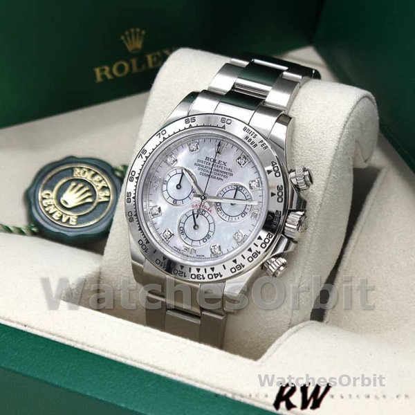Men's Rolex Cosmograph Daytona-116509, 40mm, White MOP Dial, Men’s MOP