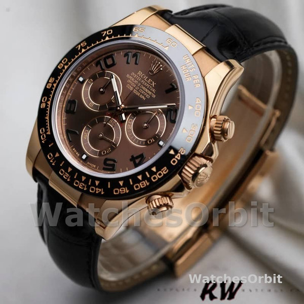 Replica Rolex Cosmograph Daytona 40mm Heren-116515-Chocoladebruine Wijzerplaat Chocoladebruin