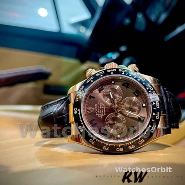 Replica Rolex Cosmograph Daytona 40mm Heren-116515-Chocoladebruine Wijzerplaat Chocoladebruin