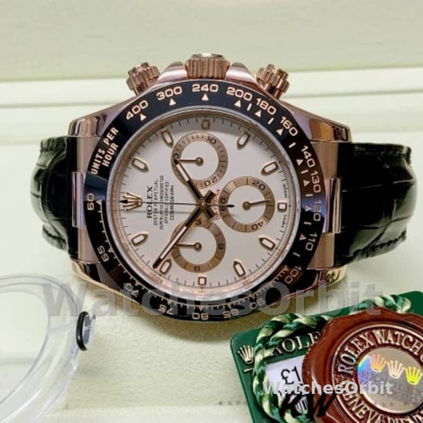 Rolex Cosmograph Daytona 116515 Ivory Dial 40mm Herren Replica Watch