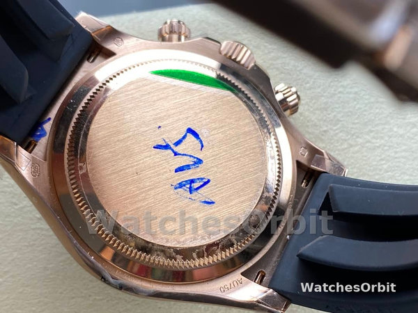 Replica Rolex Cosmograph Daytona 40mm Heren-116515LN-Zwart Roze Wijzerplaat Roze