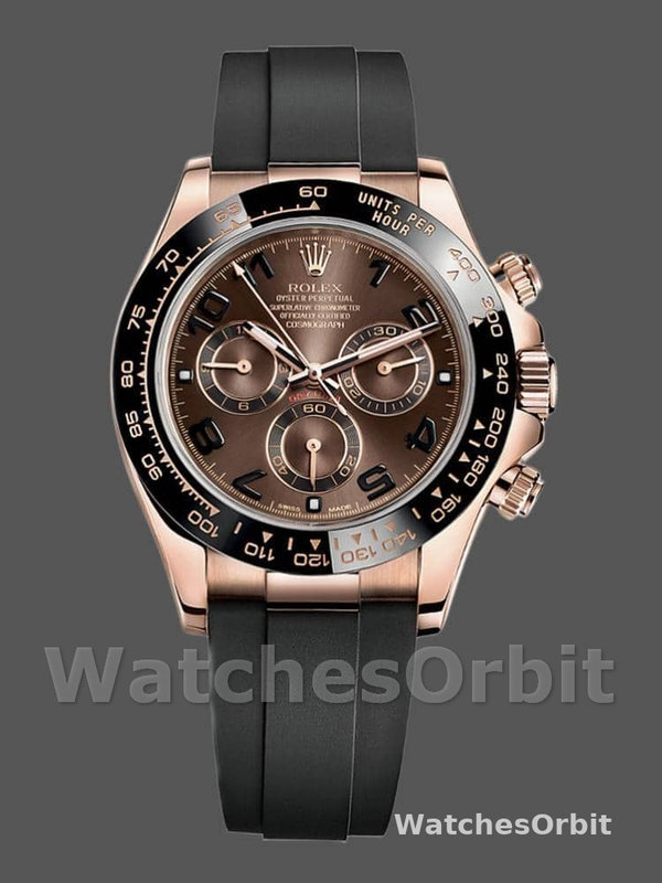 Rolex Cosmograph Daytona 116515LN Chocolate Arabic Dial 40mm Mens Replica Watch