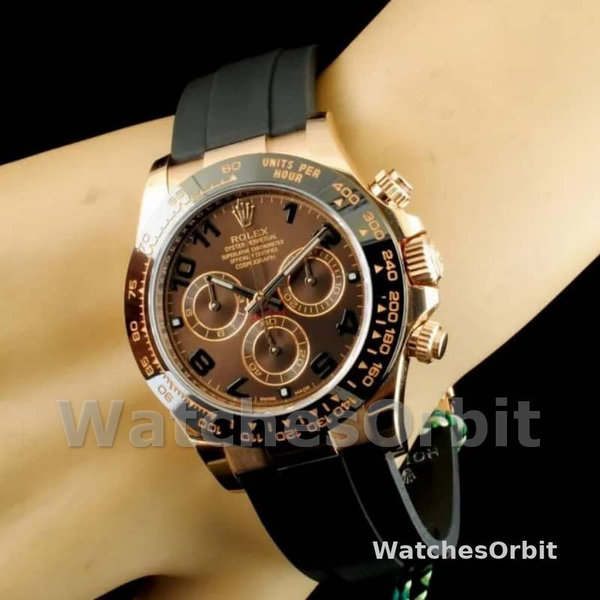 Replica Rolex Cosmograph Daytona 40mm Heren-116515LN-Chocolade Arabische Wijzerplaat
