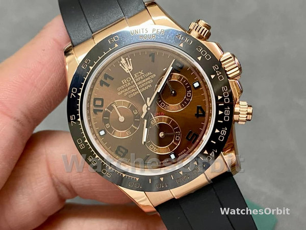 Replica Rolex Cosmograph Daytona 40mm Heren-116515LN-Chocolade Arabische Wijzerplaat