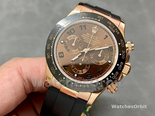 Replica Rolex Cosmograph Daytona 40mm Heren-116515LN-Chocolade Arabische Wijzerplaat