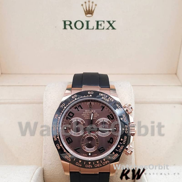 Replica Rolex Cosmograph Daytona 40mm Heren-116515LN-Chocolade Arabische Wijzerplaat