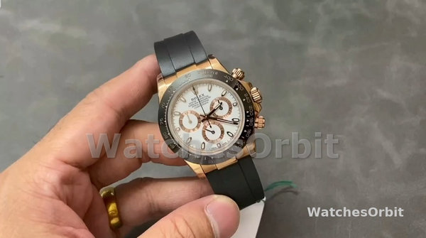Replica Rolex Cosmograph Daytona 116515LN Everose Gold Ivory Dial 40mm Herren Replica Uhr