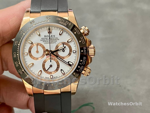 Replica Rolex Cosmograph Daytona 116515LN Everose Gold Ivory Dial 40mm Herren Replica Uhr, Replika Uhren, Kompromisslose Präzision