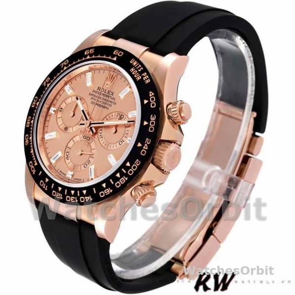 Replica Rolex Cosmograph Daytona 40mm Heren-116515LN-Evergoud-Roze Wijzerplaat Roze
