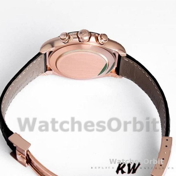 Rolex Cosmograph Daytona 116515LN Leather strap Pink Dial 40mm Herren Replica Watch