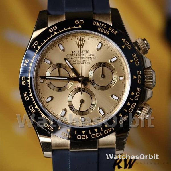 Mens Rolex Cosmograph Daytona 40mm Mens-116518-Champagne Dial-Automatic Champagne Replica Image