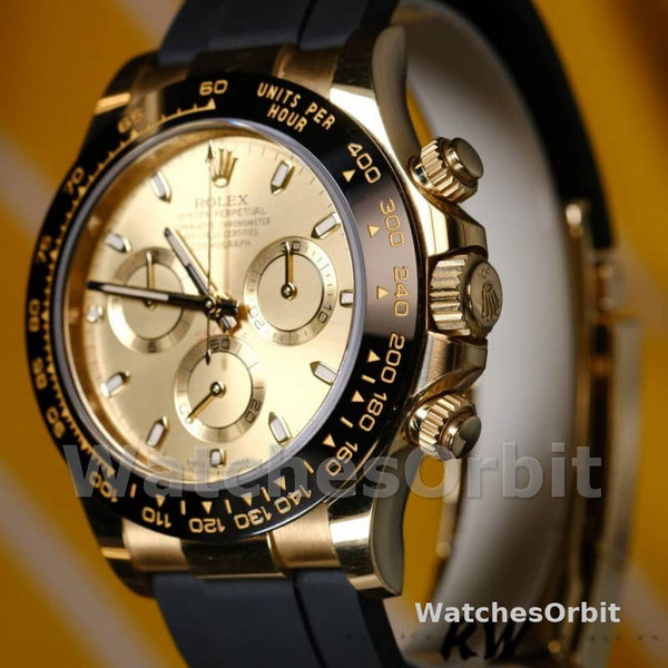Mens Rolex Cosmograph Daytona 40mm Mens-116518-Champagne Dial-Automatic Champagne Replica Image