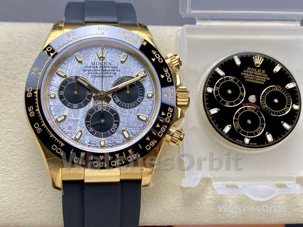 Rolex Cosmograph Daytona 116518LN Meteorite and Black Index Dial 40mm Mens Replica Watch