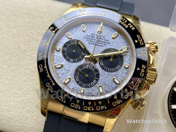 Rolex Cosmograph Daytona 116518LN Meteorite and Black Index Dial 40mm Mens Replica Watch
