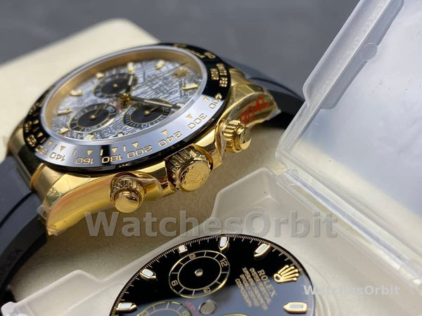Rolex Cosmograph Daytona 116518LN Meteorite and Black Index Dial 40mm Mens Replica Watch