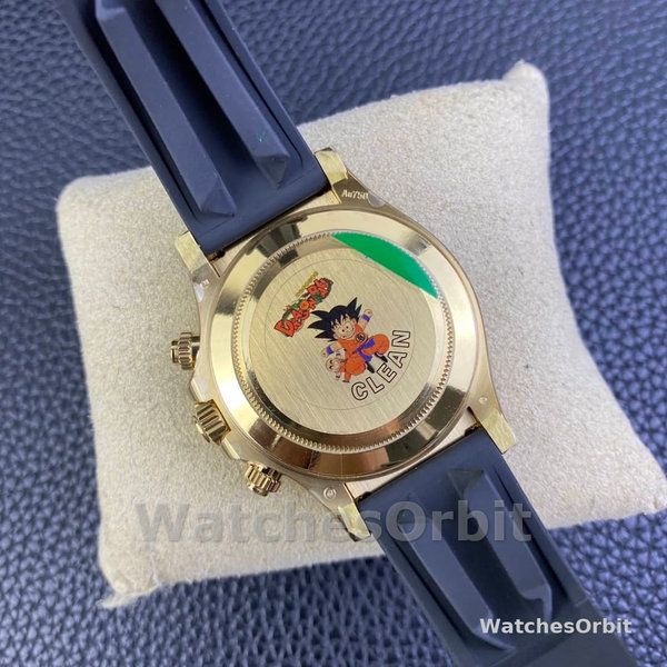 Rolex Cosmograph Daytona 116518LN White Dial Black Rubber Strap 40mm Mens Replica Watch