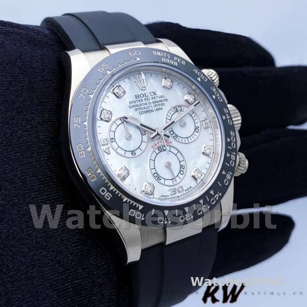 Replica Rolex Cosmograph Daytona 40mm Heren-116519-Parelmoer Wijzerplaat MOP