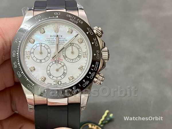 Replica Rolex Cosmograph Daytona 40mm Heren-116519-Parelmoer Wijzerplaat MOP