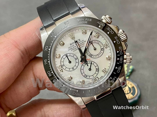 Replica Rolex Cosmograph Daytona 40mm Heren-116519-Parelmoer Wijzerplaat MOP