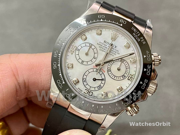 Replica Rolex Cosmograph Daytona 40mm Heren-116519-Parelmoer Wijzerplaat MOP