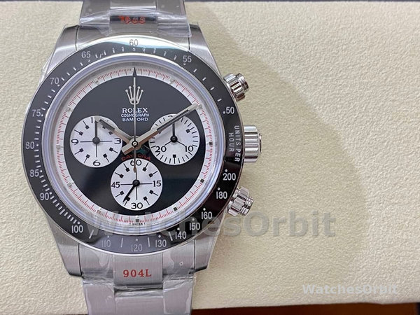 Rolex Cosmograph Daytona 116520 Bamford Heritage Paul Newman Black Dial Steel 40mm Men's Watch