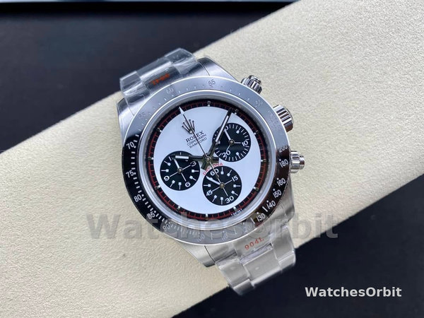 Replica Rolex Cosmograph Daytona 116520 Bamford Paul Newman White Dial Steel 40mm Herrenuhr Sammlerstück