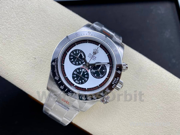 Replica Rolex Cosmograph Daytona 116520 Bamford Paul Newman White Dial Steel 40mm Herrenuhr Sammlerstück