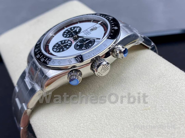 Replica Rolex Cosmograph Daytona 116520 Bamford Paul Newman White Dial Steel 40mm Herrenuhr Sammlerstück