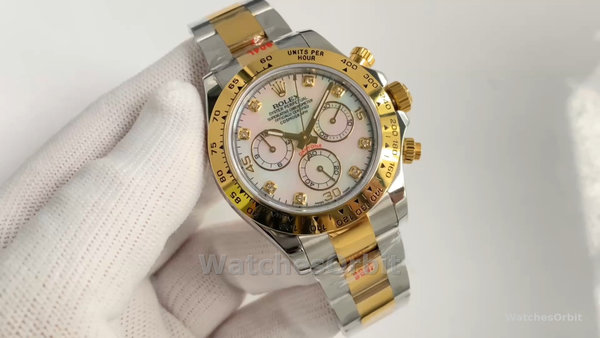 Men's Rolex Cosmograph Daytona 40mm Men's-116523-Diamond-MOP Dial MOP