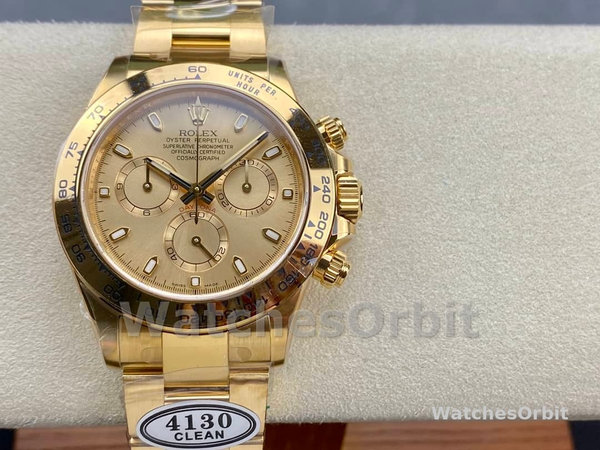 Mens Rolex Cosmograph Daytona-116528, 40mm, Champagne Index Dial, Men’s Champagne Replica Watch Image