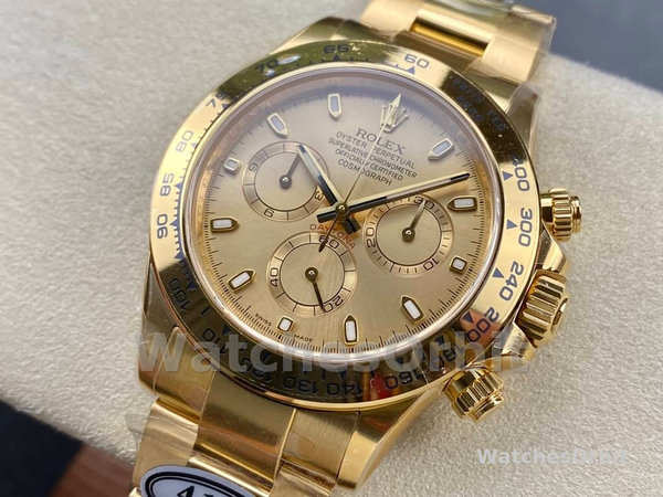 Mens Rolex Cosmograph Daytona-116528, 40mm, Champagne Index Dial, Men’s Champagne Replica Watch Image
