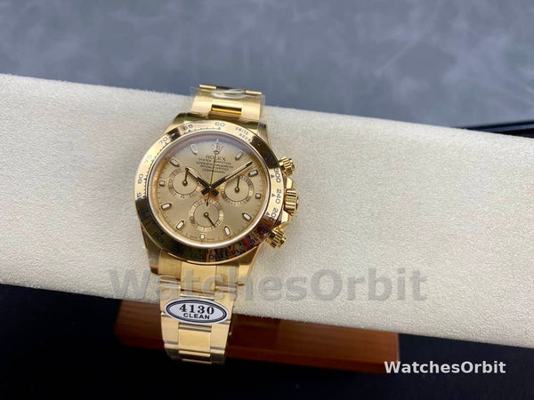 Mens Rolex Cosmograph Daytona-116528, 40mm, Champagne Index Dial, Men’s Champagne Replica Watch Image