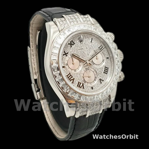 Replica Rolex Cosmograph Daytona 40mm Heren-116599-Pave Diamond Dial pave diamond
